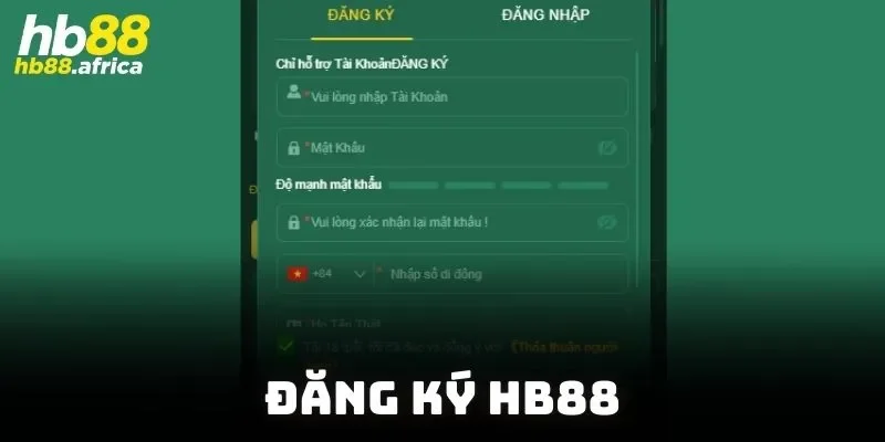 Đăng ký hội viên dễ dàng dành cho cược thủ